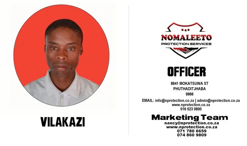 Nomaleeto Protection Services Officer