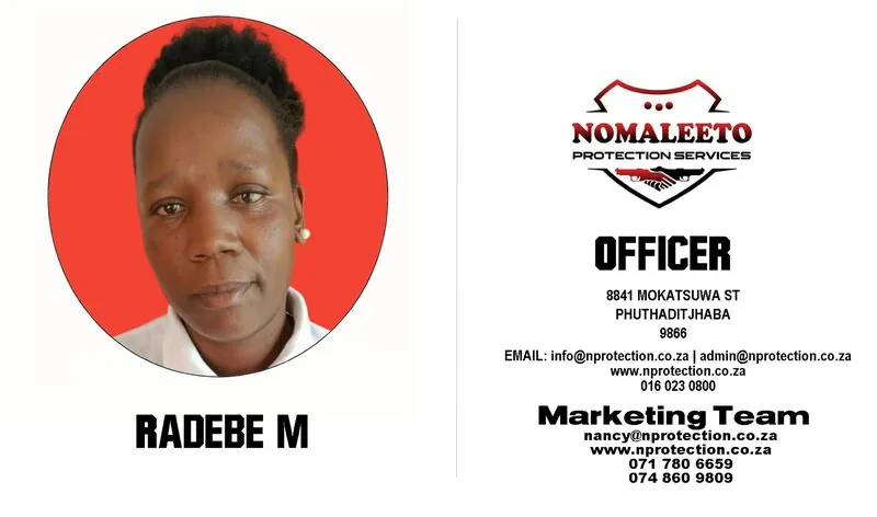 Nomaleeto Protection Services Officer