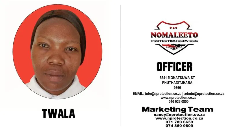 Nomaleeto Protection Services Officer