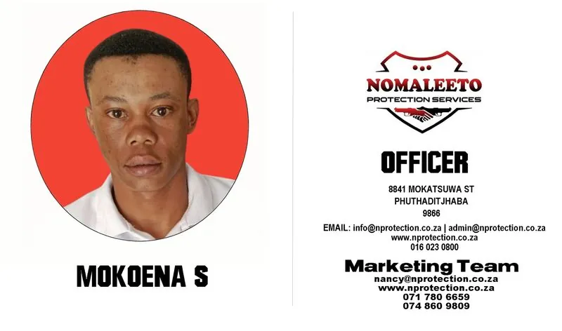 Nomaleeto Protection Services Officer