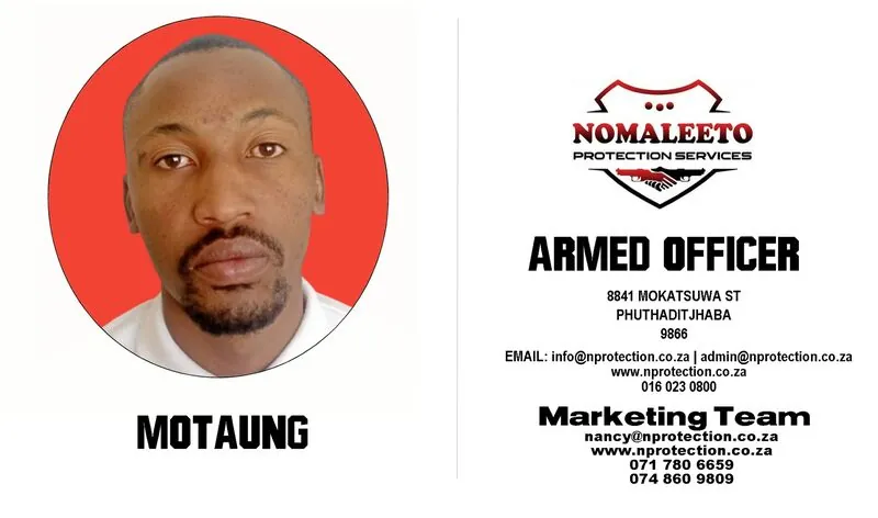 Nomaleeto Protection Services Officer