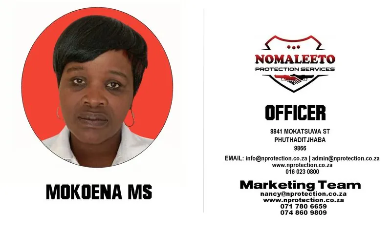 Nomaleeto Protection Services Officer