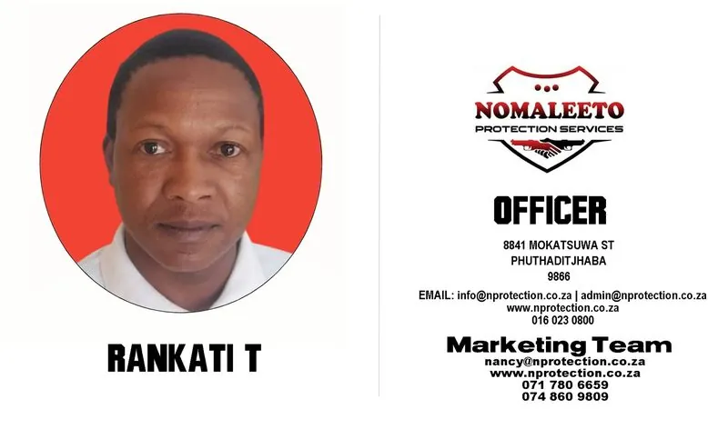 Nomaleeto Protection Services Officer