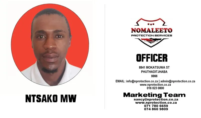 Nomaleeto Protection Services Officer