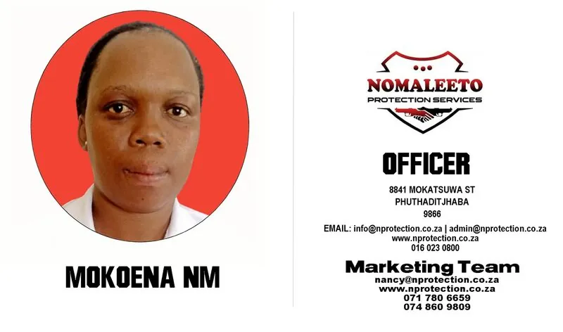 Nomaleeto Protection Services Officer