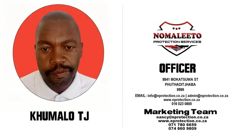 Nomaleeto Protection Services Officer