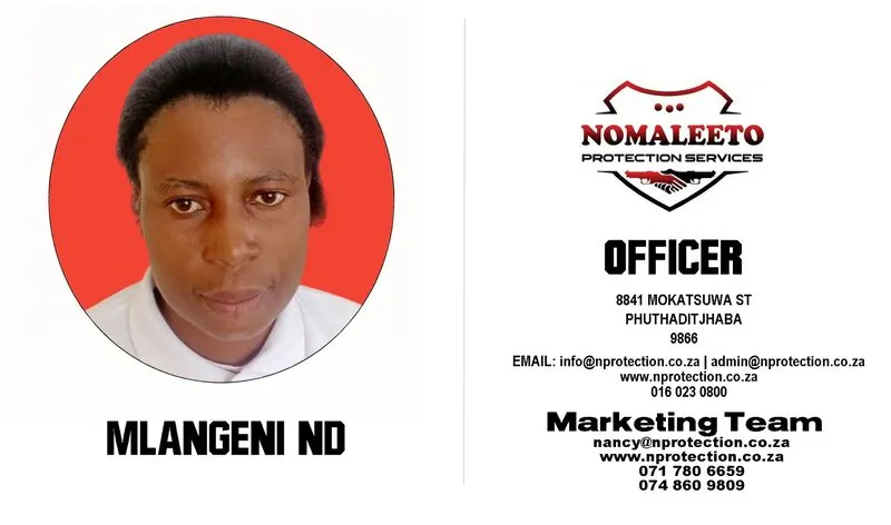 Nomaleeto Protection Services Officer