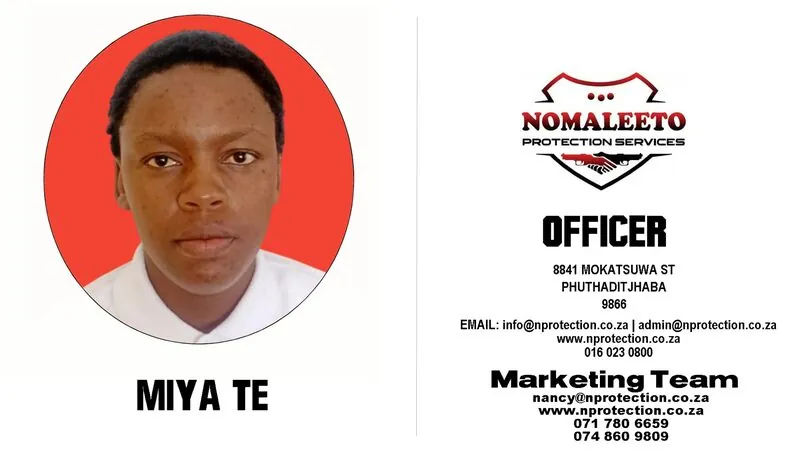 Nomaleeto Protection Services Officer