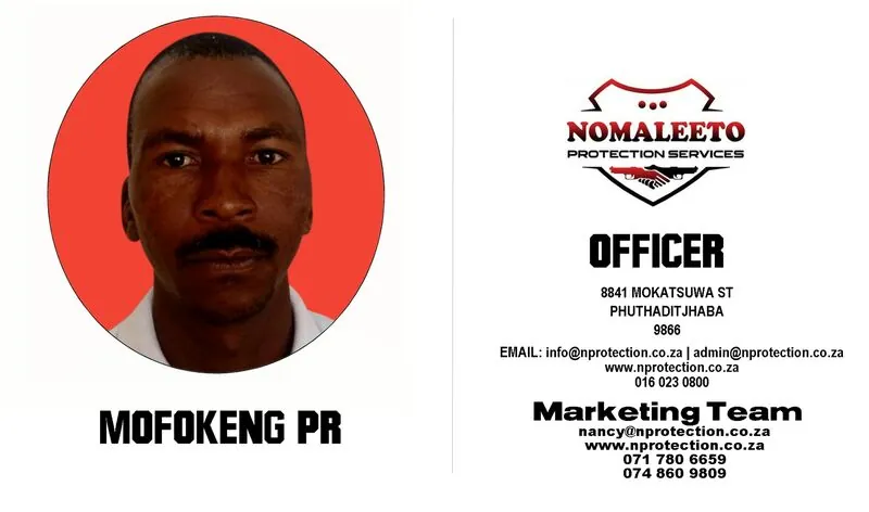 Nomaleeto Protection Services Officer