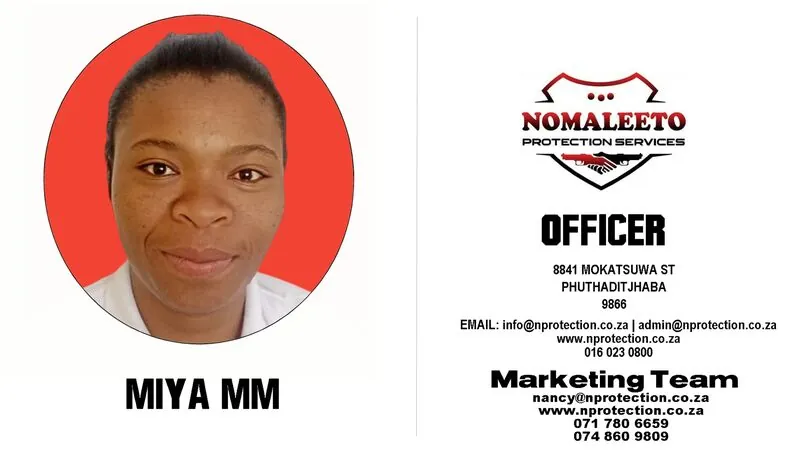 Nomaleeto Protection Services Officer