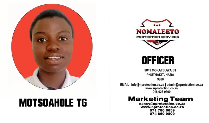 Nomaleeto Protection Services Officer