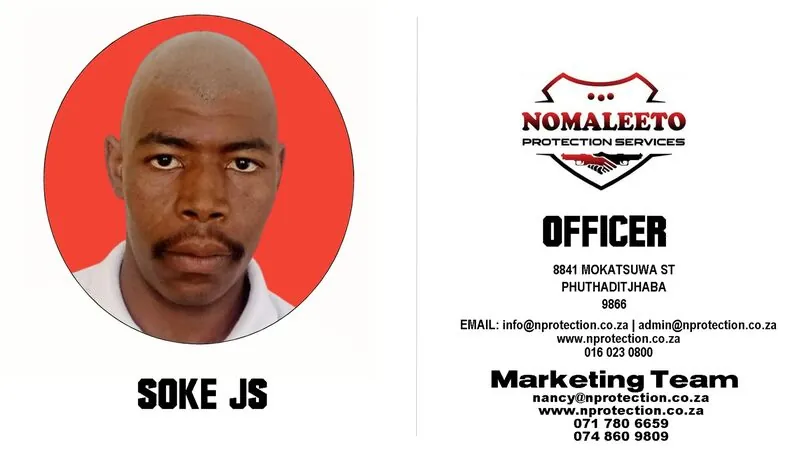 Nomaleeto Protection Services Officer