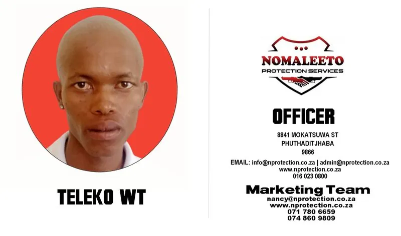 Nomaleeto Protection Services Officer