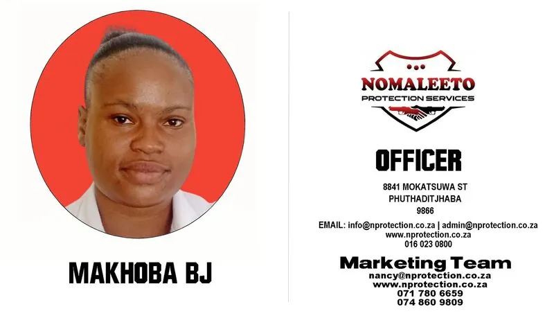 Nomaleeto Protection Services Officer