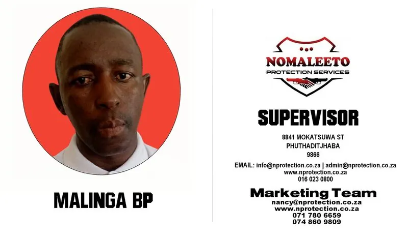 Nomaleeto Protection Services Officer