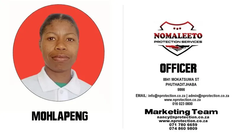 Nomaleeto Protection Services Officer