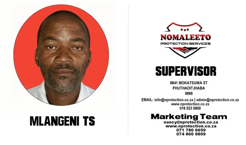Nomaleeto Protection Services Officer