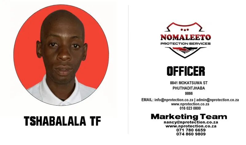 Nomaleeto Protection Services Officer