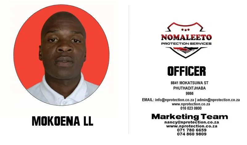 Nomaleeto Protection Services Officer