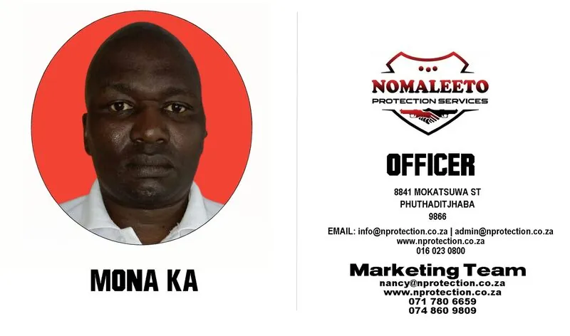 Nomaleeto Protection Services Officer