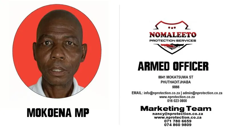 Nomaleeto Protection Services Officer