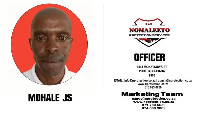 Nomaleeto Protection Services Officer