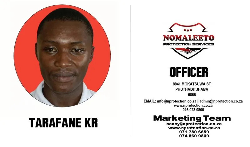 Nomaleeto Protection Services Officer