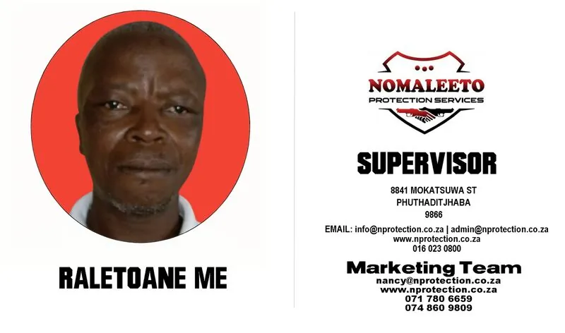 Nomaleeto Protection Services Officer