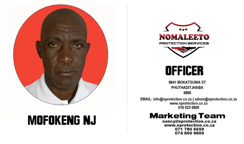 Nomaleeto Protection Services Officer