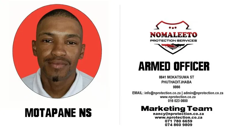Nomaleeto Protection Services Officer
