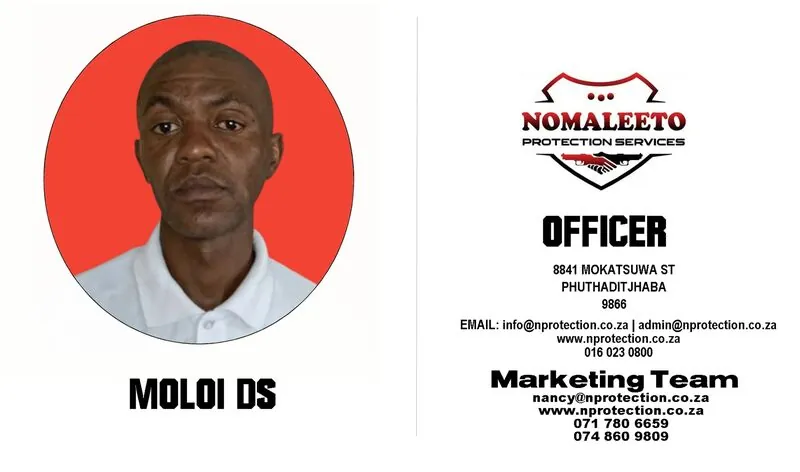 Nomaleeto Protection Services Officer