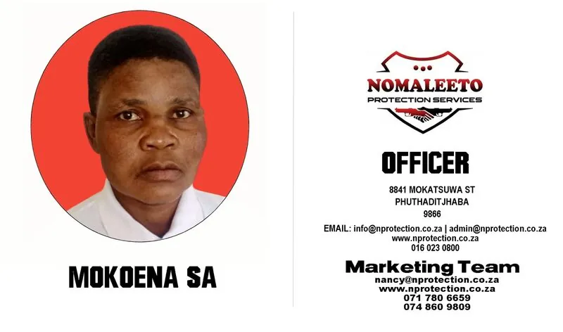 Nomaleeto Protection Services Officer