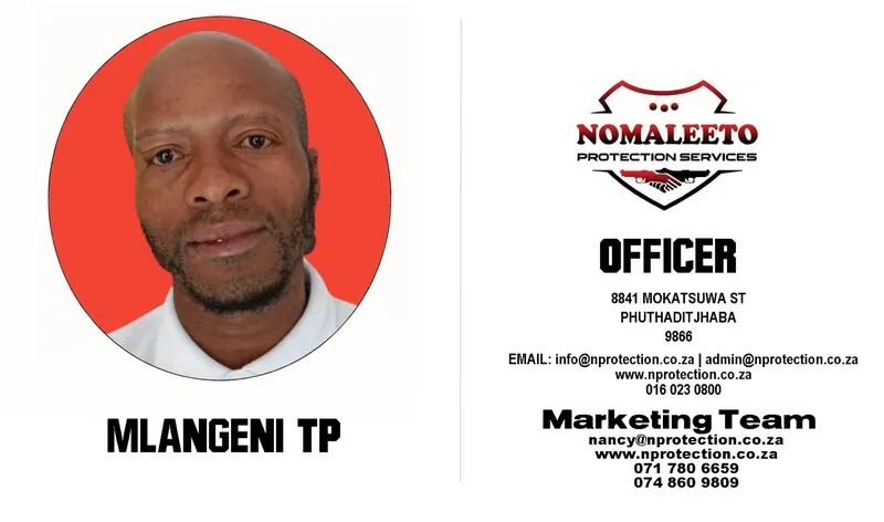 Nomaleeto Protection Services Officer