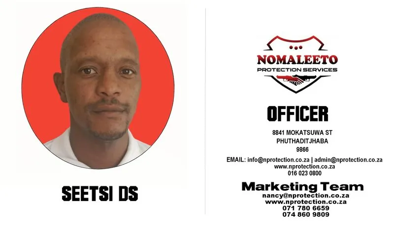 Nomaleeto Protection Services Officer