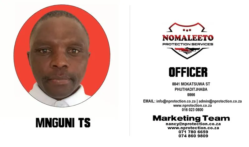 Nomaleeto Protection Services Officer