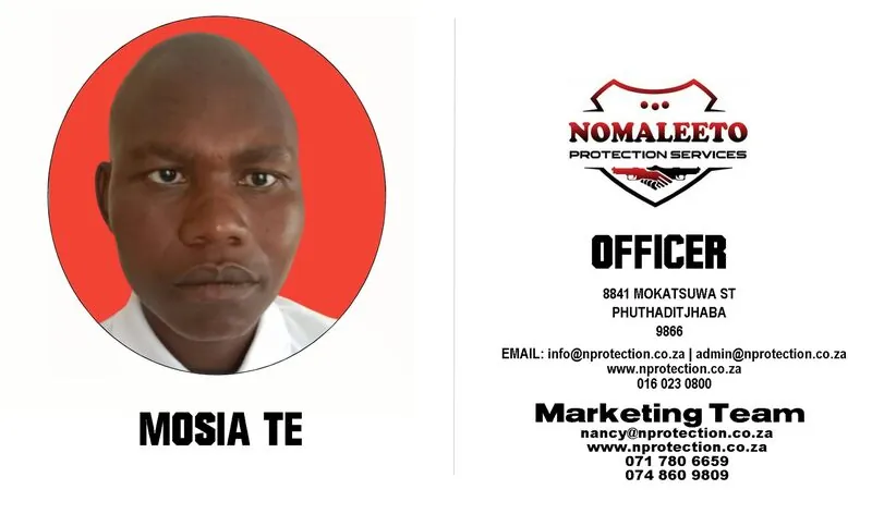Nomaleeto Protection Services Officer