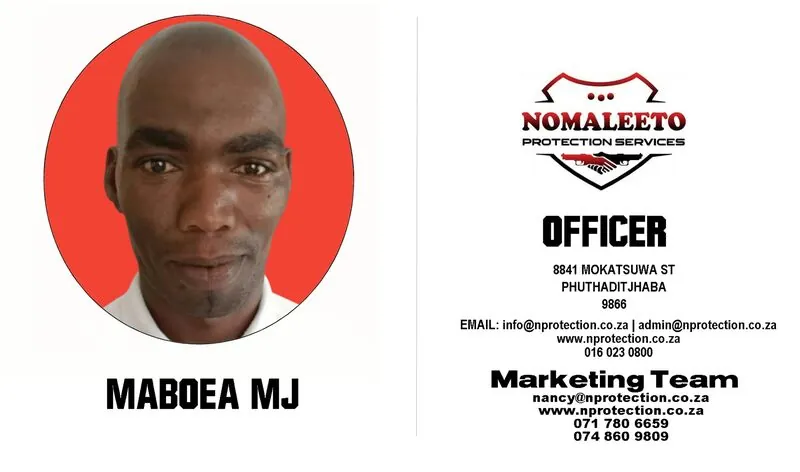 Nomaleeto Protection Services Officer