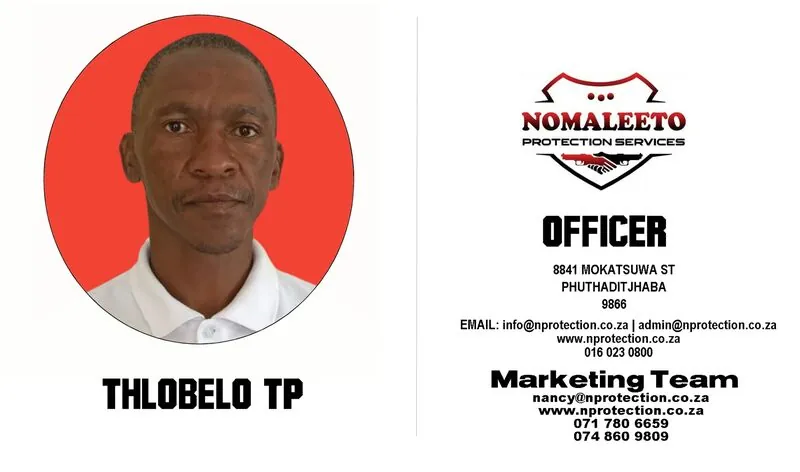 Nomaleeto Protection Services Officer