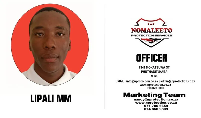 Nomaleeto Protection Services Officer