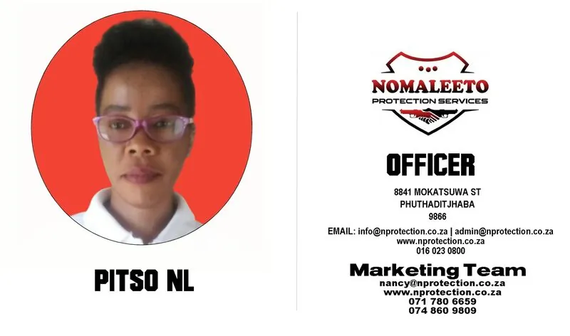 Nomaleeto Protection Services Officer