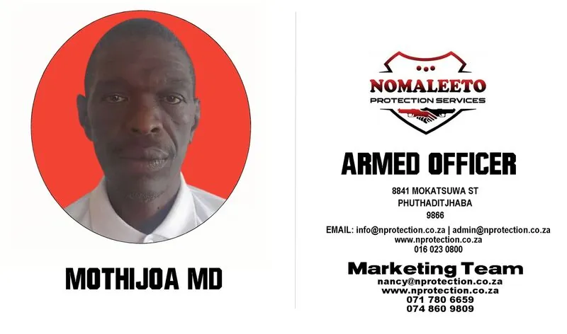 Nomaleeto Protection Services Officer
