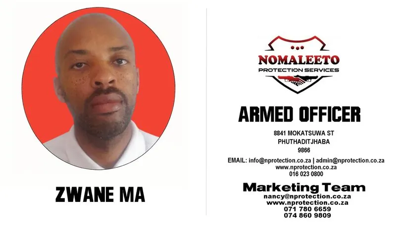 Nomaleeto Protection Services Officer