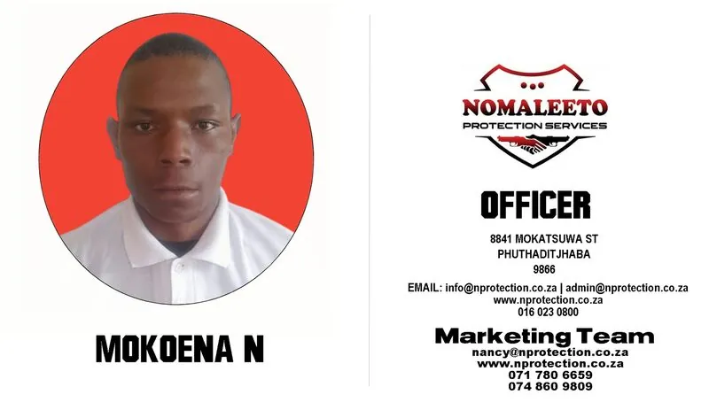 Nomaleeto Protection Services Officer