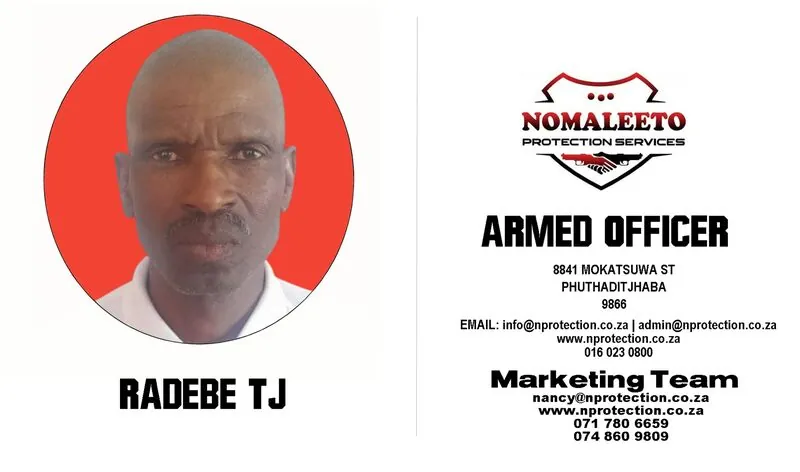 Nomaleeto Protection Services Officer