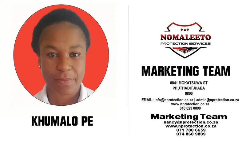 Nomaleeto Protection Services Officer