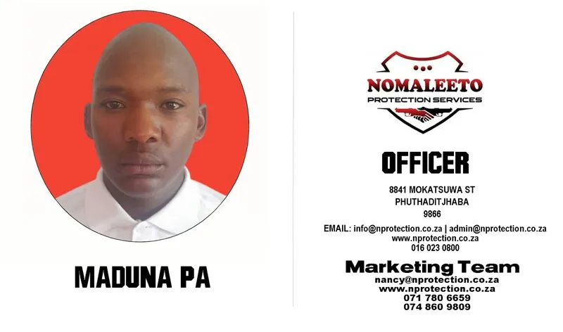 Nomaleeto Protection Services Officer