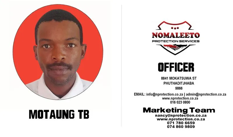 Nomaleeto Protection Services Officer