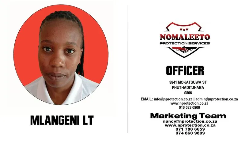 Nomaleeto Protection Services Officer