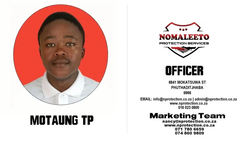 Nomaleeto Protection Services Officer