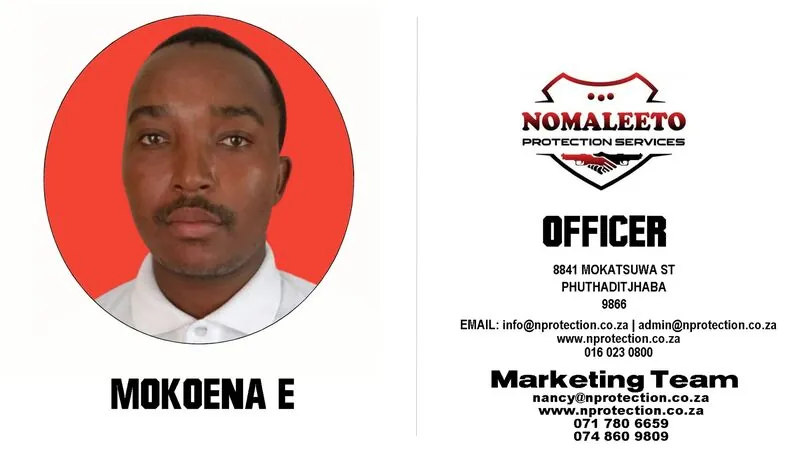 Nomaleeto Protection Services Officer